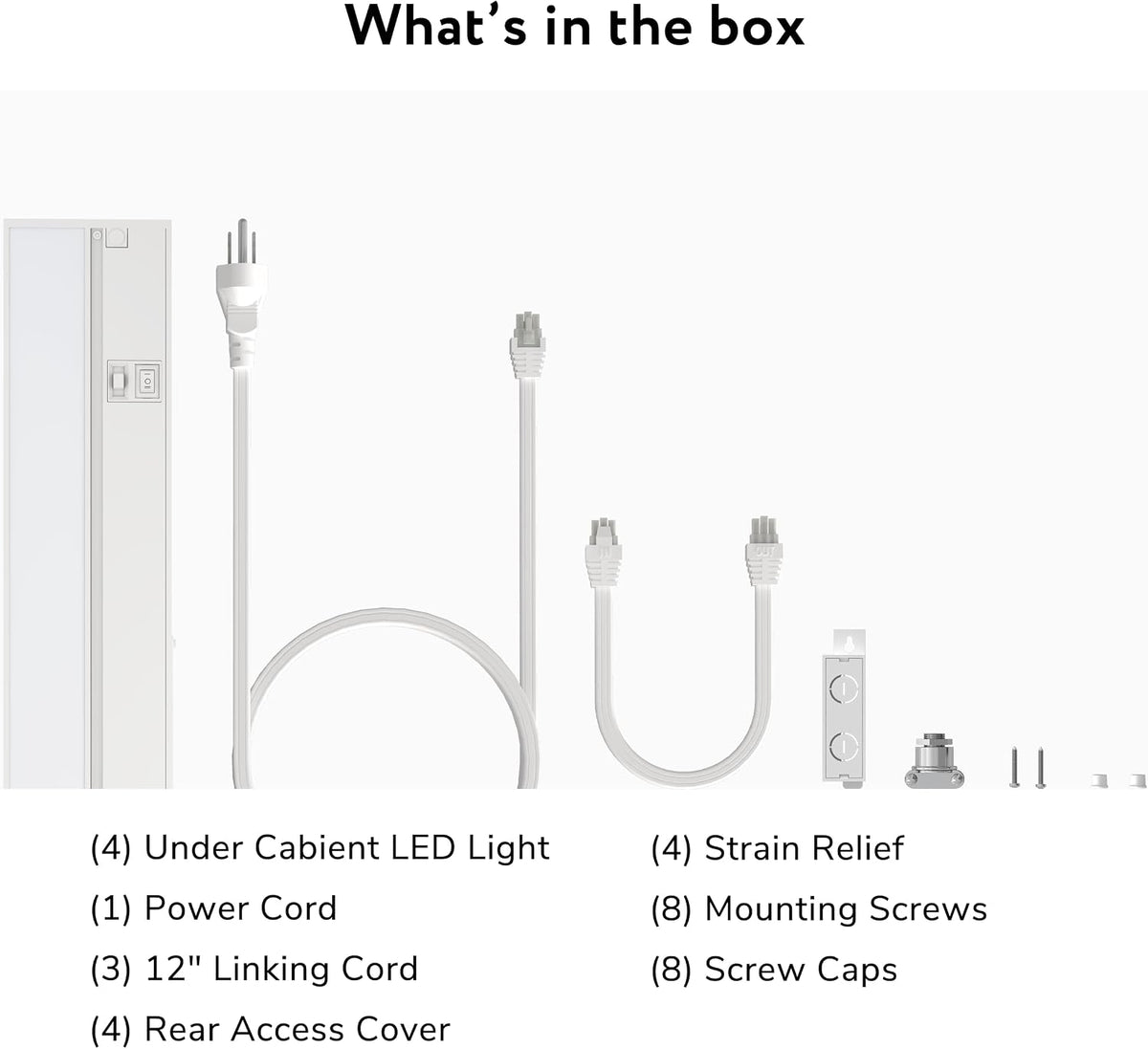LAGOM Halo LED under cabinet light 4-pack – image 2