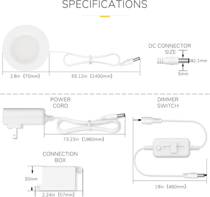 INLIGHT IN-0102 LED puck light kit – image 8