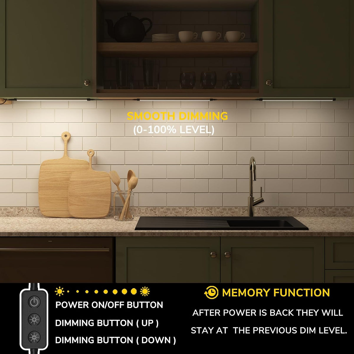 INLIGHT IN-0110 plug-in LED under counter lights – image 6