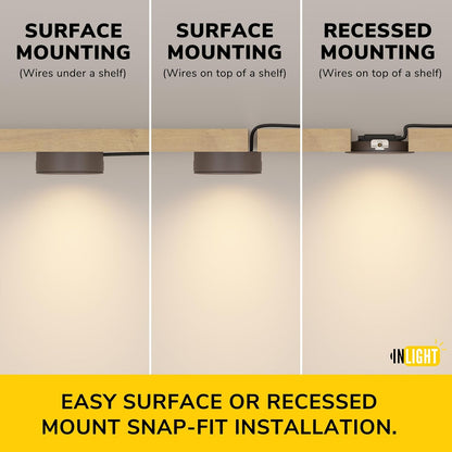 INLIGHT IN-0107 LED puck lights – image 4