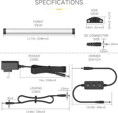 INLIGHT IN-0110 plug-in LED under counter lights – image 9