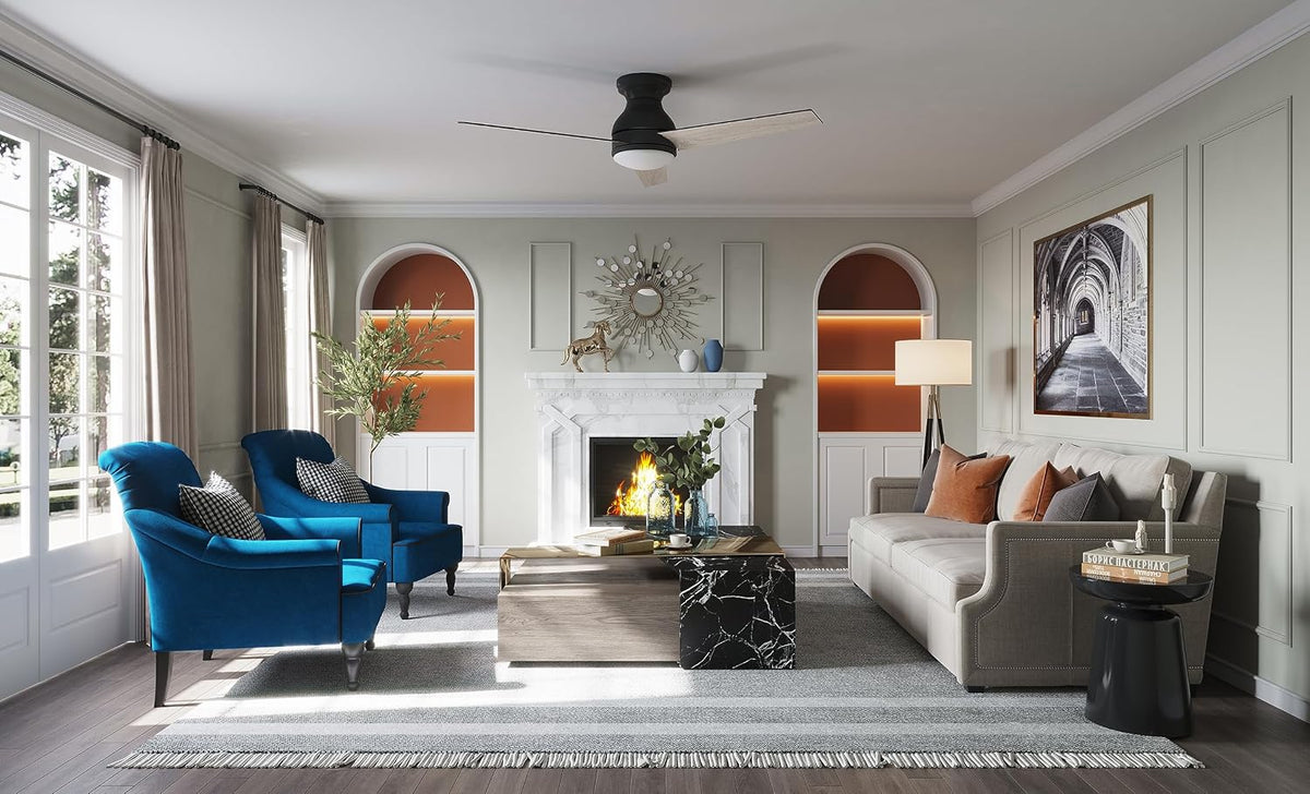INLIGHT IN-0713 52-inch hugger ceiling fan – image 9