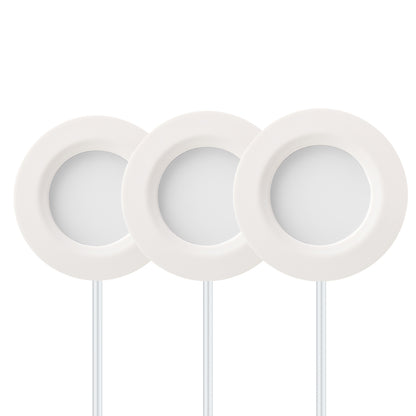 INLIGHT 2.75-Inch Plug-in LED Puck Light Kit, 3000K