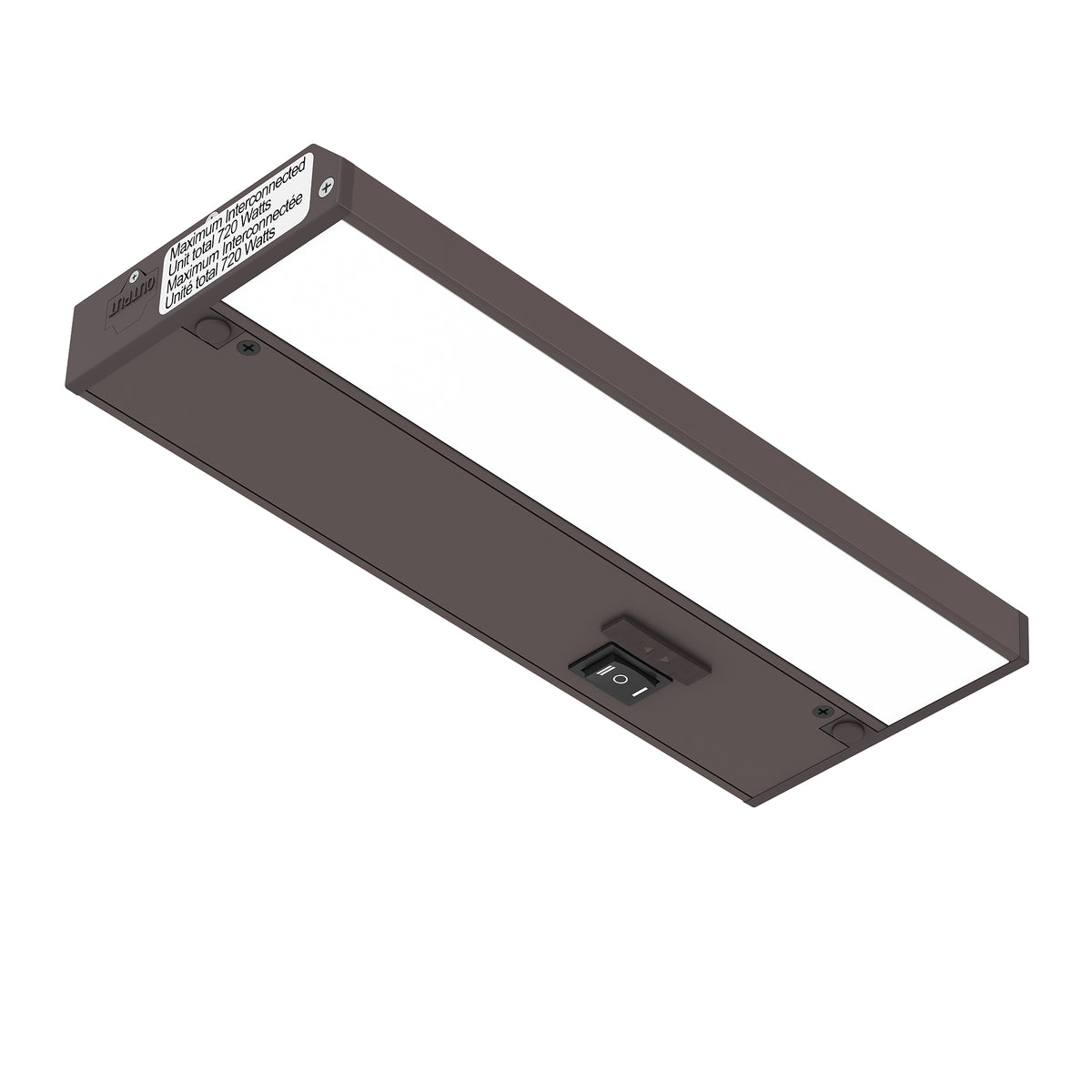 INLIGHT IN-0210 under cabinet light, 9 inch, Bronze