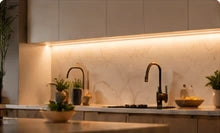 Kitchen lighting inspiration. Illustrative scene.