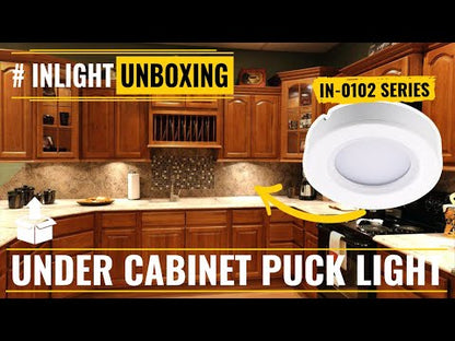 INLIGHT IN-0102 puck light kit unboxing video