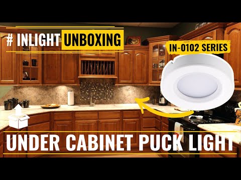 INLIGHT IN-0102 puck light kit unboxing video