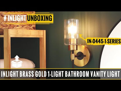 INLIGHT IN-0445 1-light vanity light unboxing video