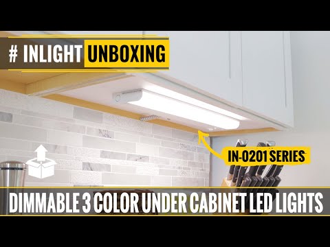 INLIGHT IN-0201 under cabinet light unboxing video